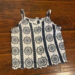 Embroidered Tank Top Women’s size M